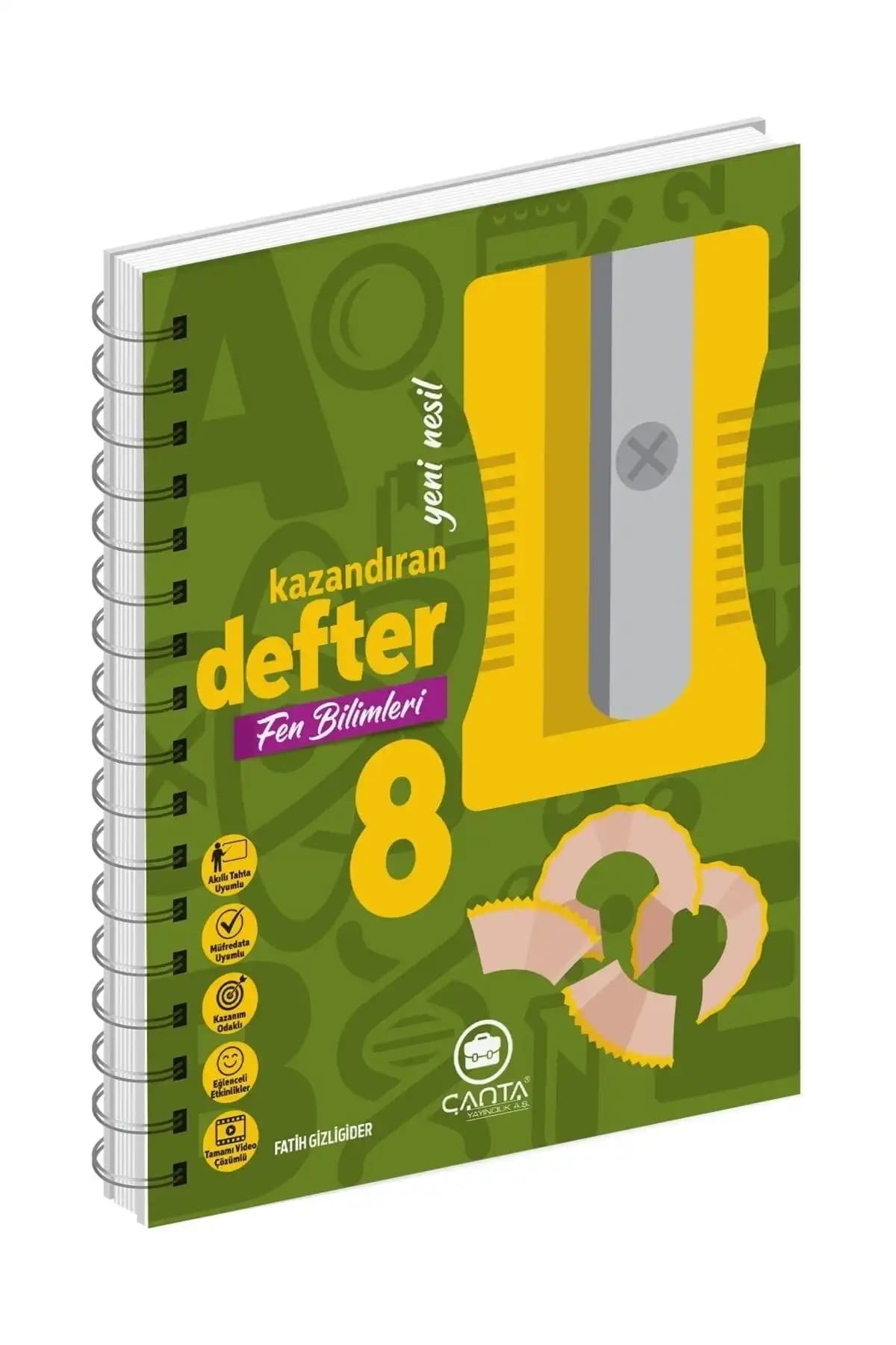 Çanta Yayınları 8.Sınıf Fen ve Matematik Yeni Nesil Kazanımlar Defterleri Karşılaştırması