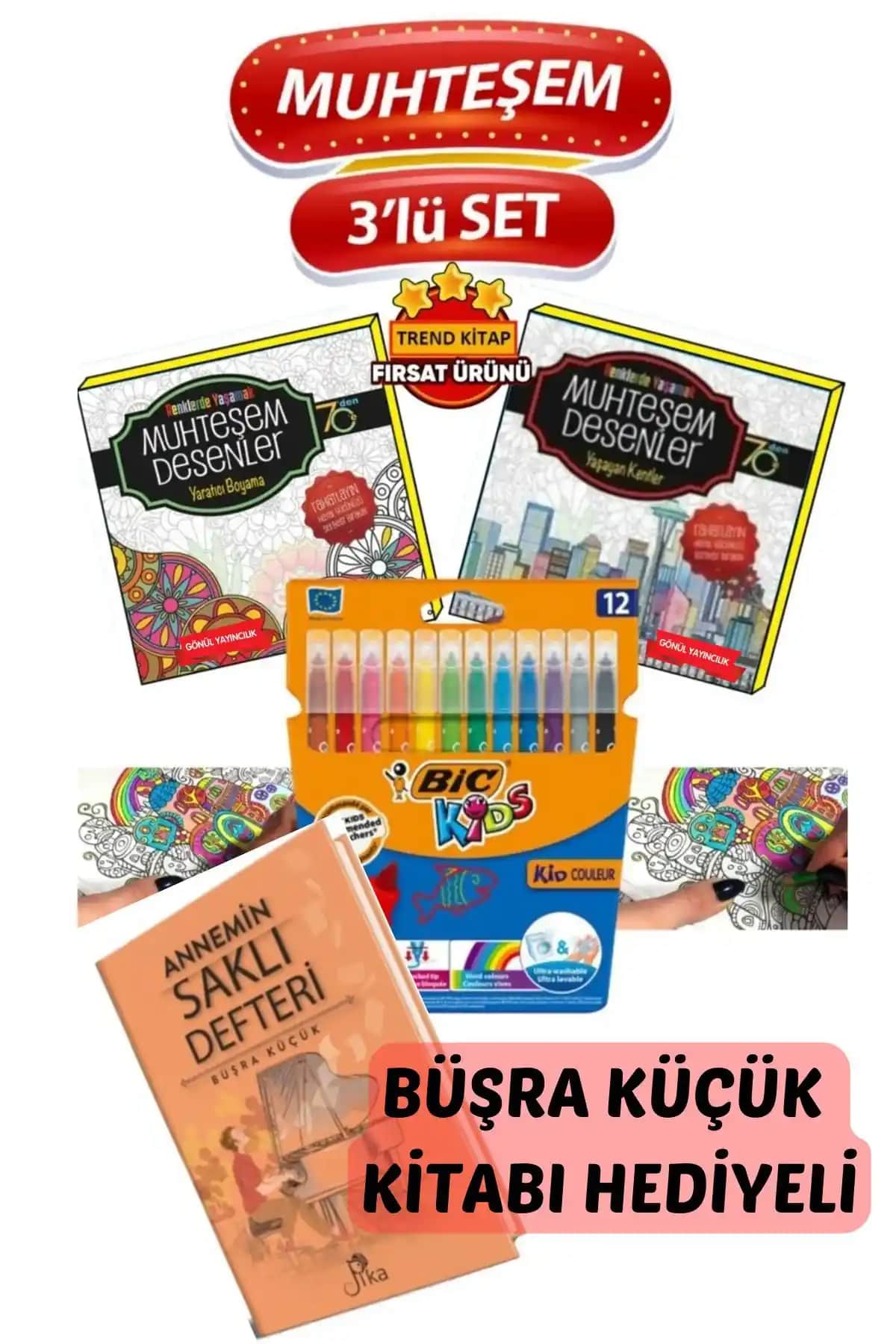 Mandala Boyama Setleri Karşılaştırması: Bic ve Gönül Yayıncılık Ürünleri Analizi