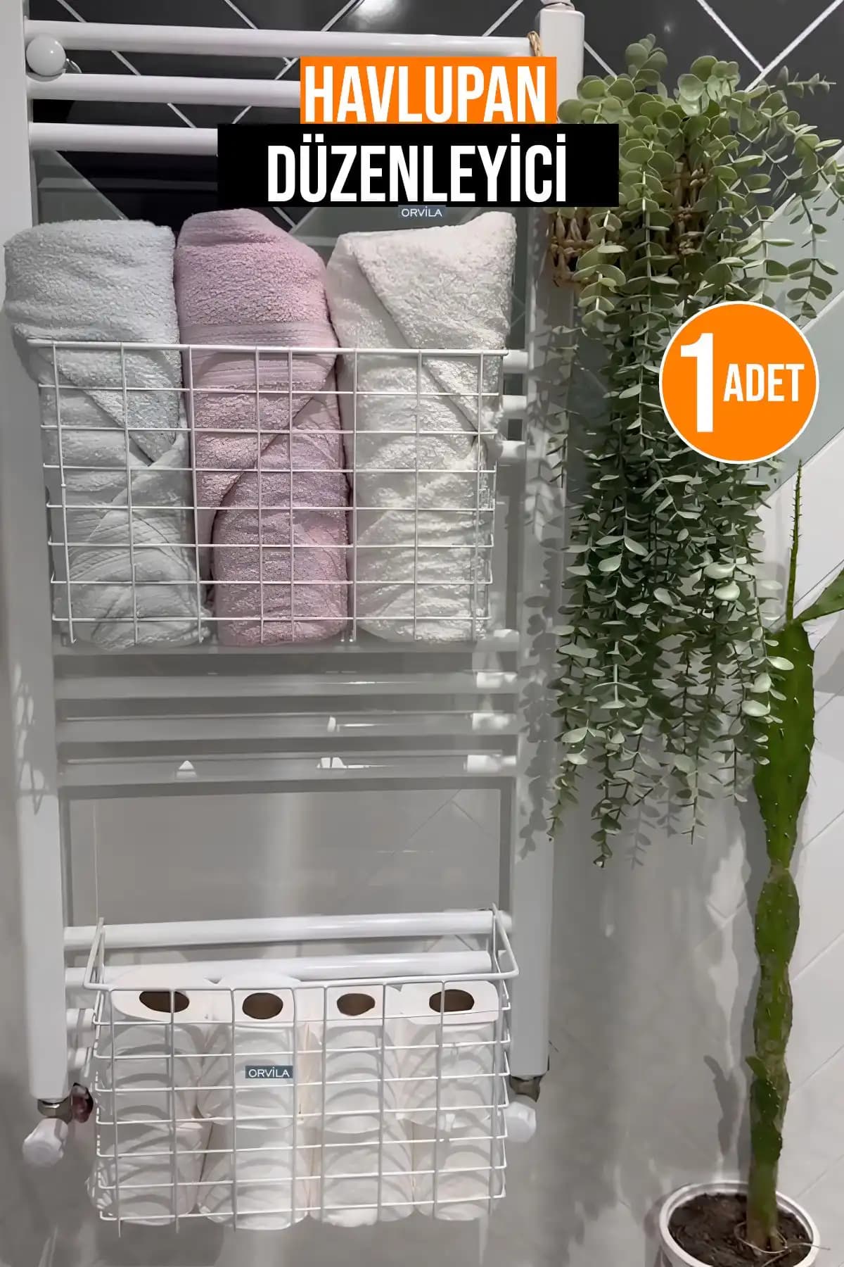 Banyonuza Şıklık ve Düzen Katacak Havlupan Organizer Seçenekleri