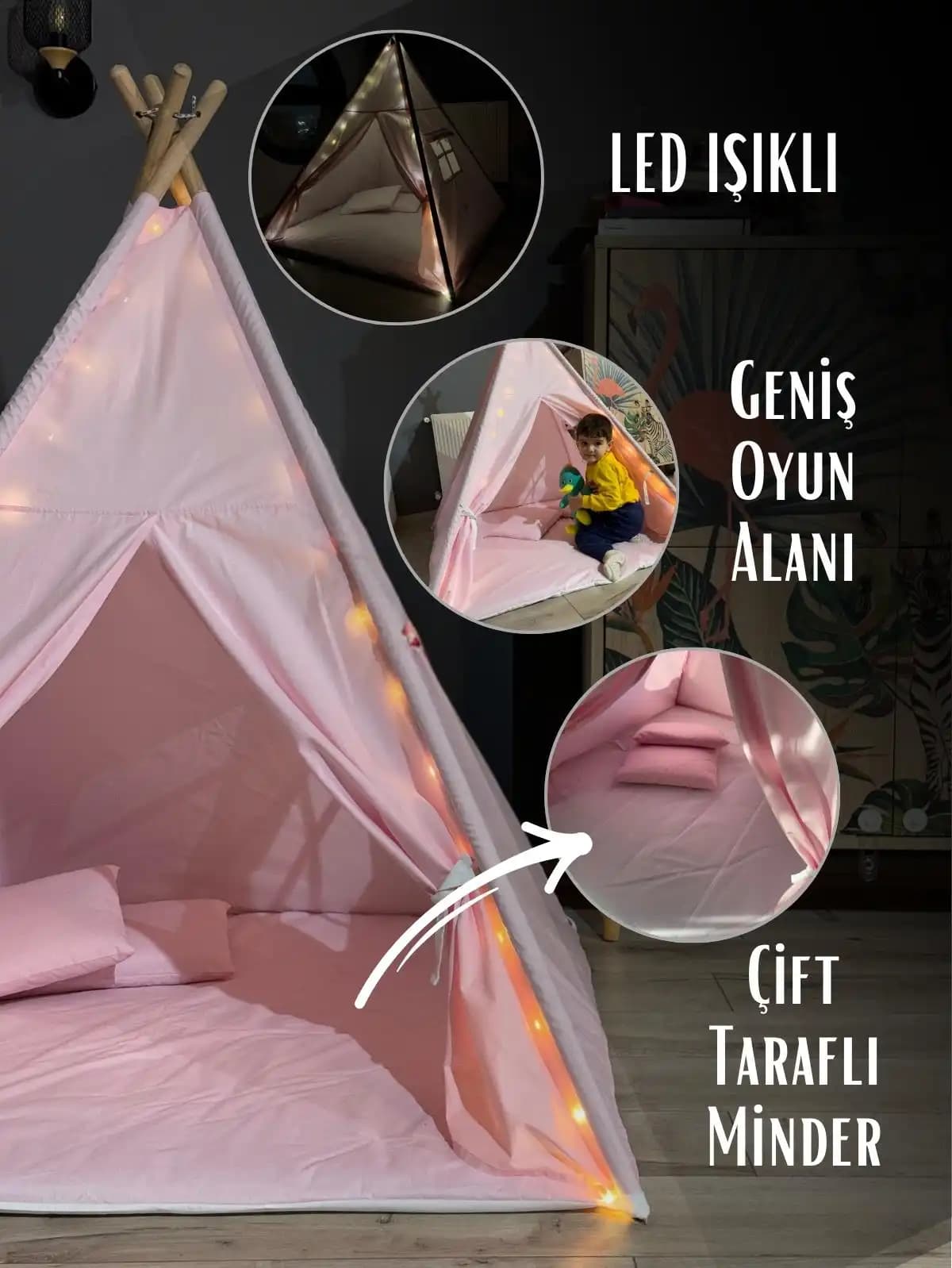 Çocuk Oyun Çadırları ile Dekorasyonda Güvenli ve Eğlenceli Çözümler
