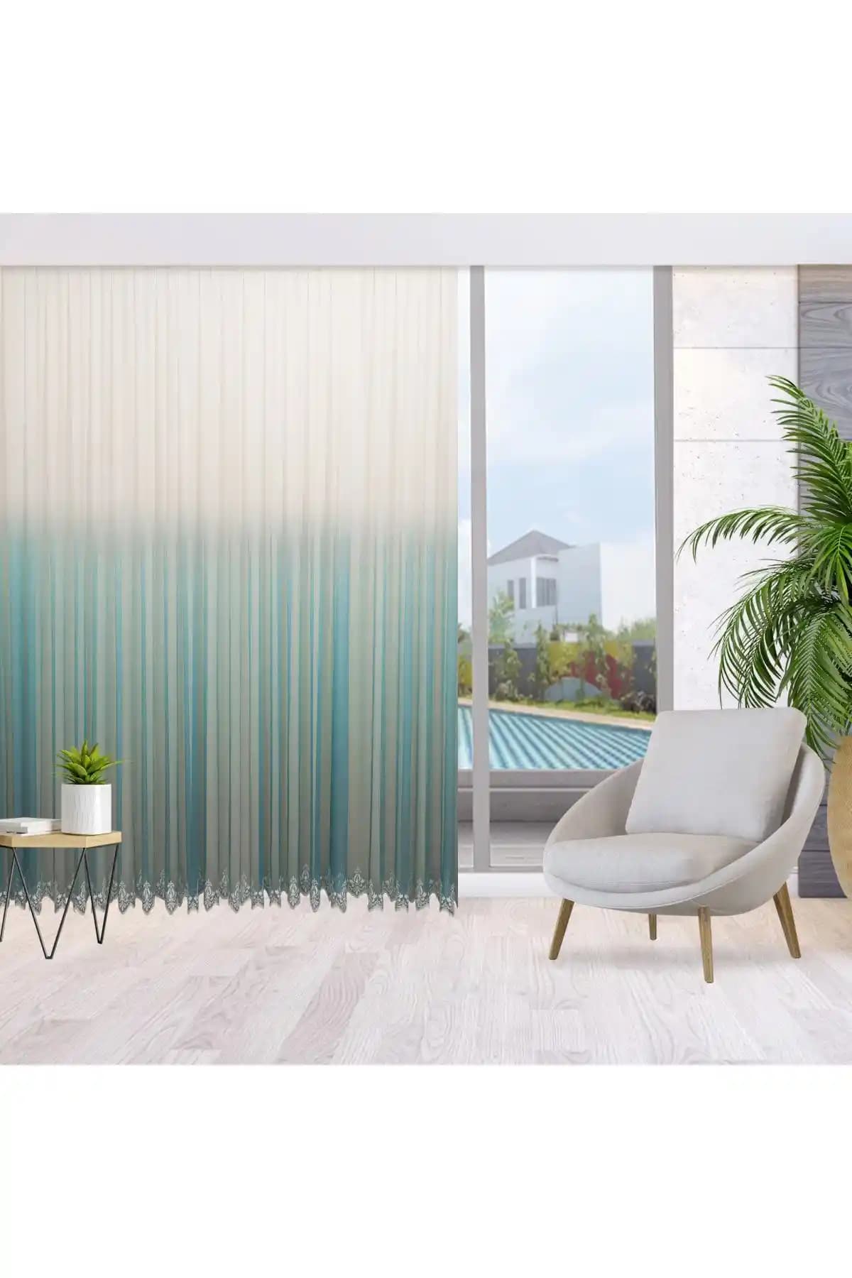 Degrade Tülü ile Modern ve Şık Dekorasyon Fikirleri ve Kullanım Alanları