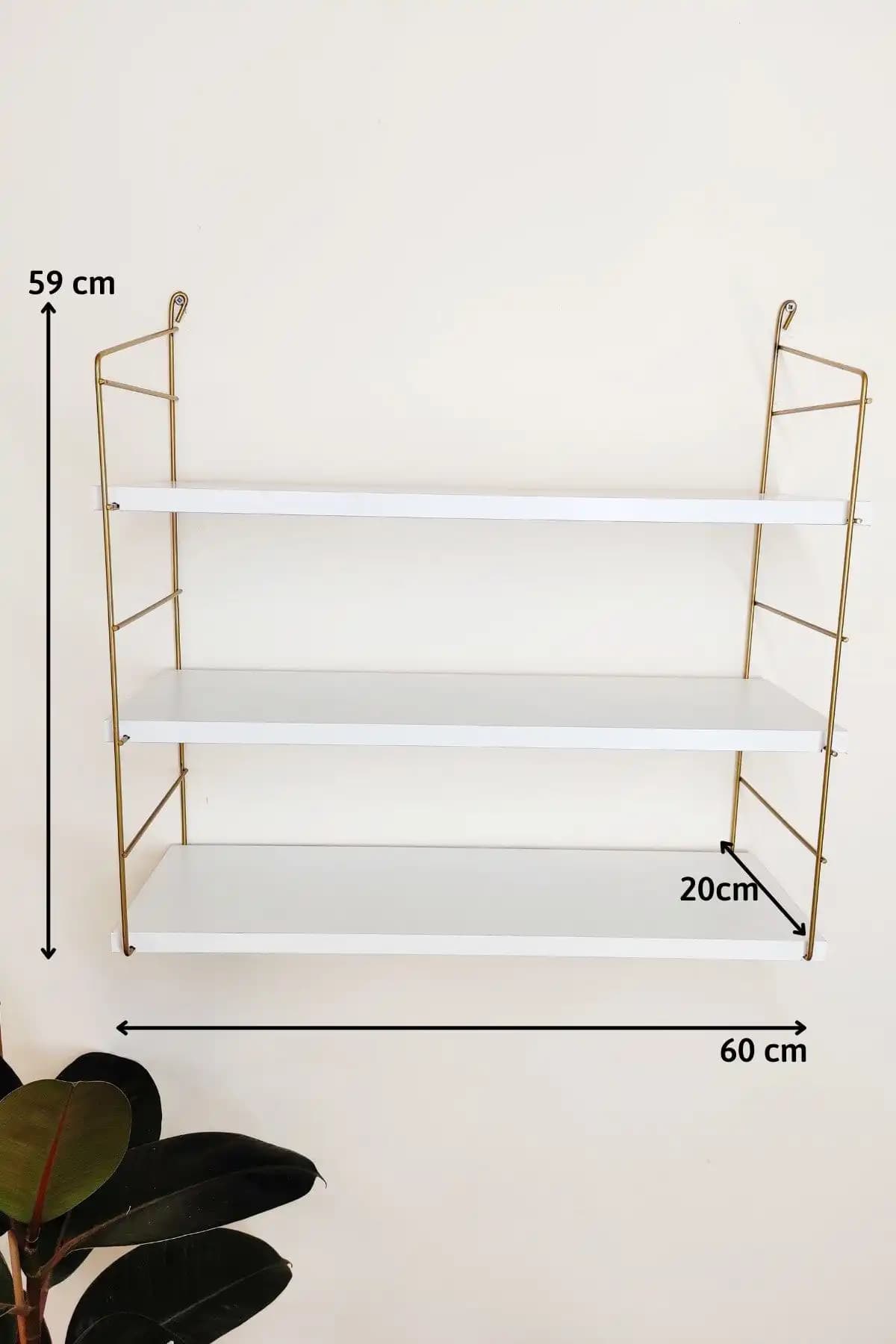 Gold Metal Duvar Rafları ile Modern İç Mekanlarda Şıklık ve Fonksiyonellik Sağlama