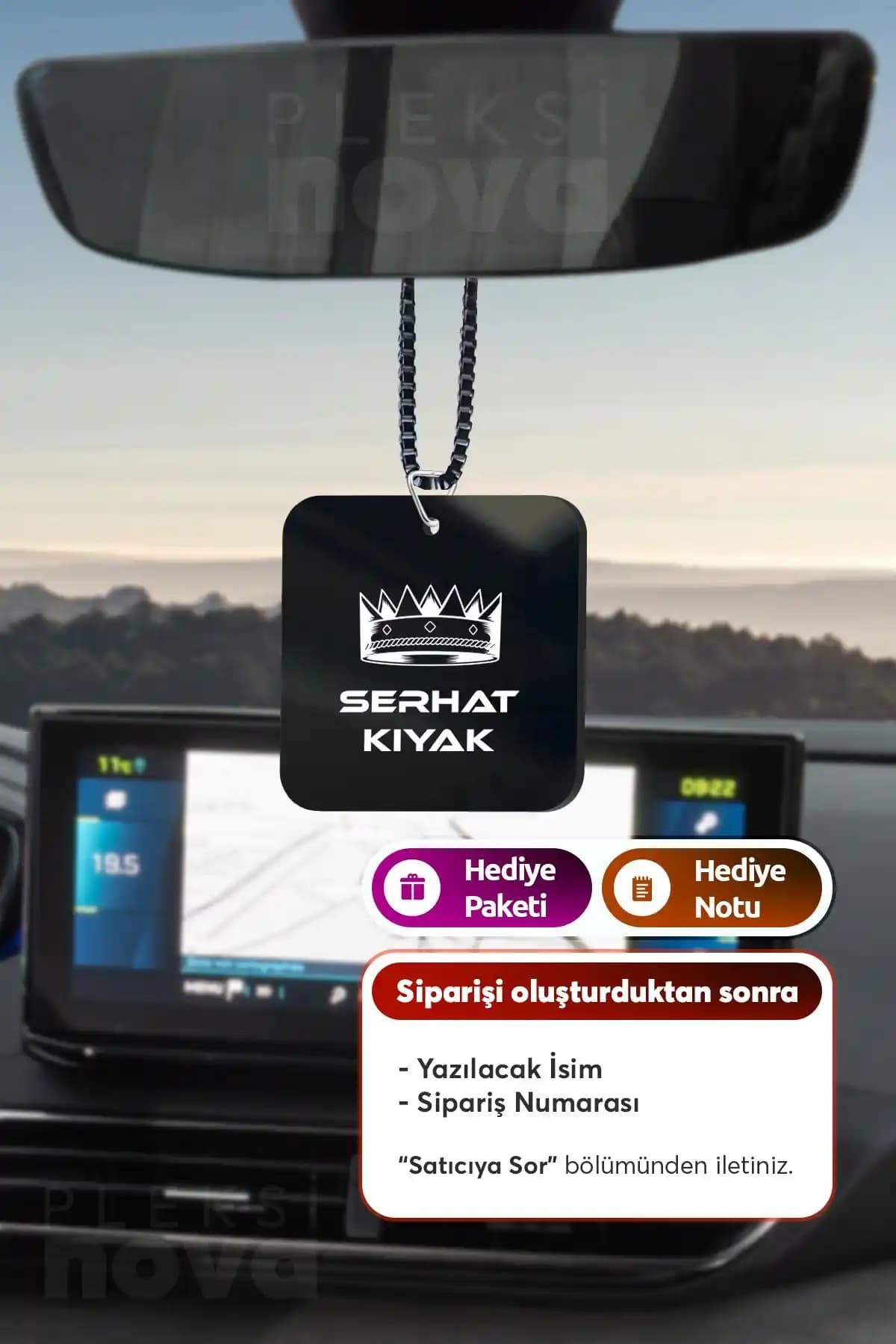 İsimli Araba Süsü ile Kişisel Tarzınızı Aracınıza Yansıtın
