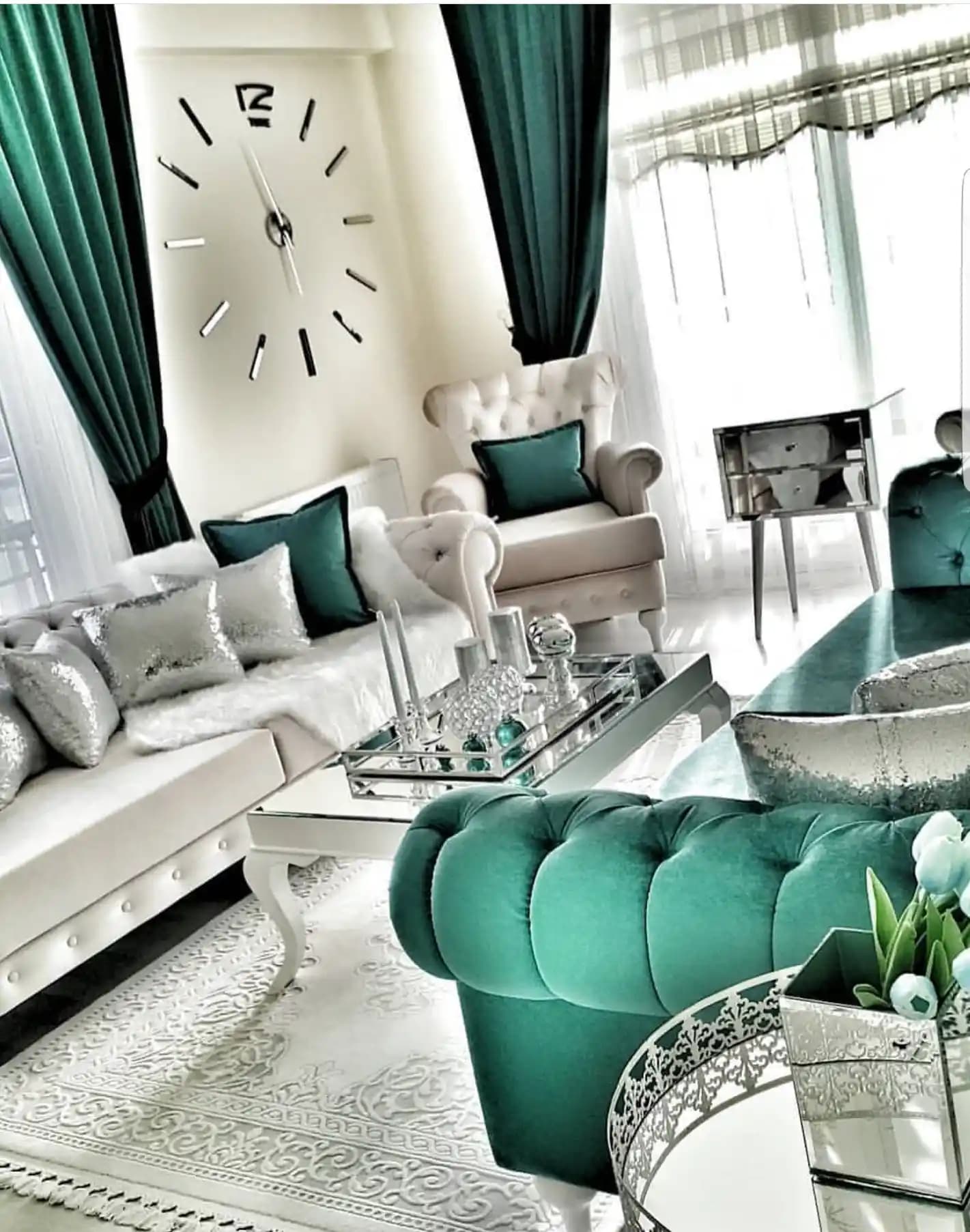 Yeşil Salon Dekorasyonu ile Doğanın Ferahlatıcı Dokunuşunu Evinize Yansıtın