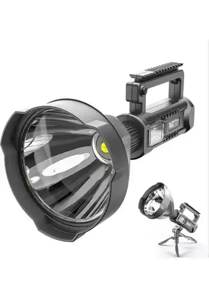 Adroe 20W USB Şarj Edilebilir LED El Feneri Güçlü ve Dayanıklı Tasarımıyla Öne Çıkıyor