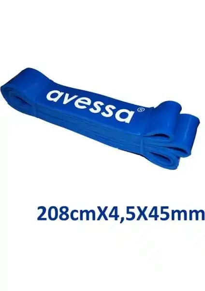 Avessa Lateks Güç Bantı 45 Mm Mavi: Dayanıklı ve Çok Yönlü Egzersiz Bandı Özellikleri