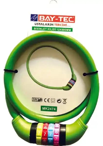 Bay-Tec Şifreli Bisiklet Kilidi Güvenlik ve Tasarımda Yeni Standartlar