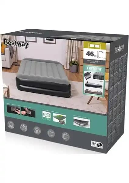 Bestway Pavillo 67403 Çift Kişilik Şişme Yatak: Dayanıklı ve Konforlu İç Mekan Kullanımı