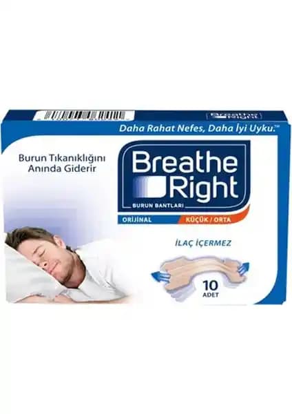 Breathe Right Orijinal Burun Bantları ile Rahat Nefes ve İyi Uyku Sağlama