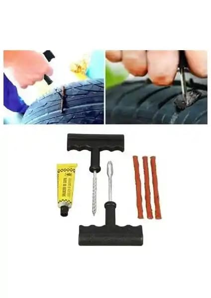 Buffer® 6 Parça Lastik Tamir Kiti Otomobil ve Motosikletler İçin Güvenli Çözüm