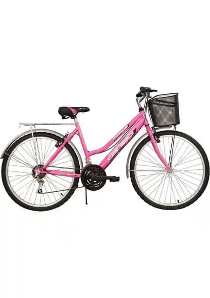 Canello 24 Jant Pembe Şehir Bisikleti - Kadınlar İçin Şık ve Fonksiyonel Tasarım