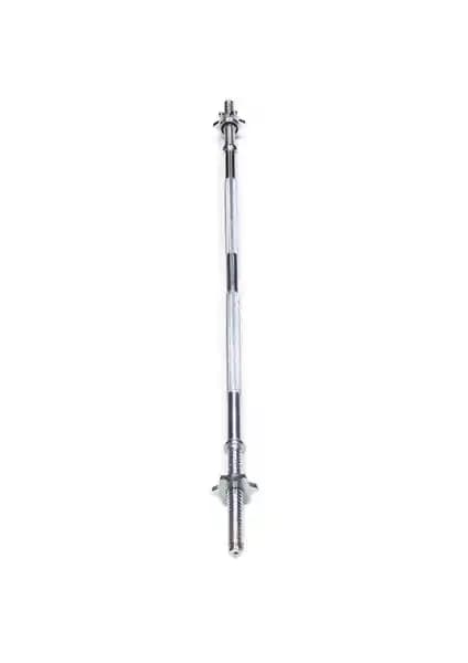 Delta 160 cm Krom İçi Dolu Düz Uzun Halter Barı Güç ve Dayanıklılık Sağlar