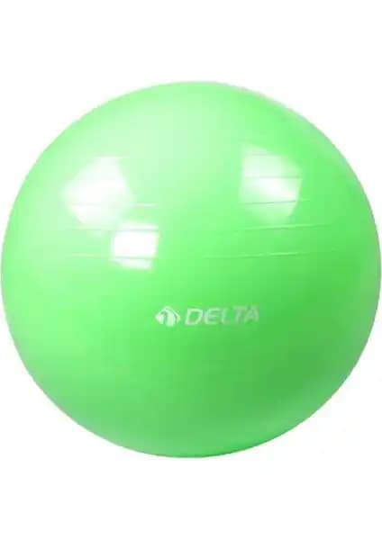 Delta 65 cm Dura-Strong Deluxe Yeşil Pilates Topu Sağlıklı Yaşam ve Kas Güçlendirme İçin