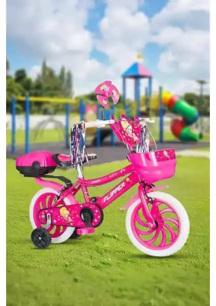 Flipper 15 Jant Pembe Kız Çocuk Bisikleti Güvenli ve Eğlenceli Sürüş Deneyimi Sunar