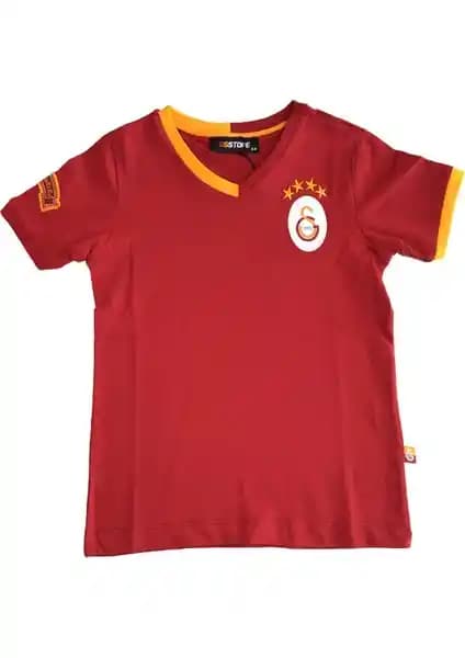 Galatasaray Çocuk Lisanslı Kırmızı Tişörtü Spor ve Moda Tutkunları İçin Uygun Bir Seçenek