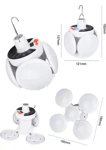 Güneş Enerjili Katlanabilir Kamp Lambası: Çok Yönlü ve Dayanıklı Aydınlatma Çözümü