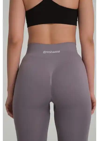 Gymhams Kalçası Büzgülü Kalça Şekillendirici Push Up Yüksek Bel Spor Taytı