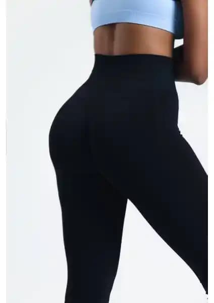 Gymhams Siyah Kalçası Büzgülü Dikişsiz Spor Tayt İnceleme ve Kullanıcı Yorumları
