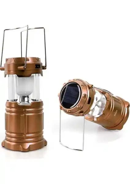 Herkesetoptantic Kamp Feneri: Çok Fonksiyonlu, Güneş ve USB Şarjlı, Dayanıklı Aydınlatma Çözümü