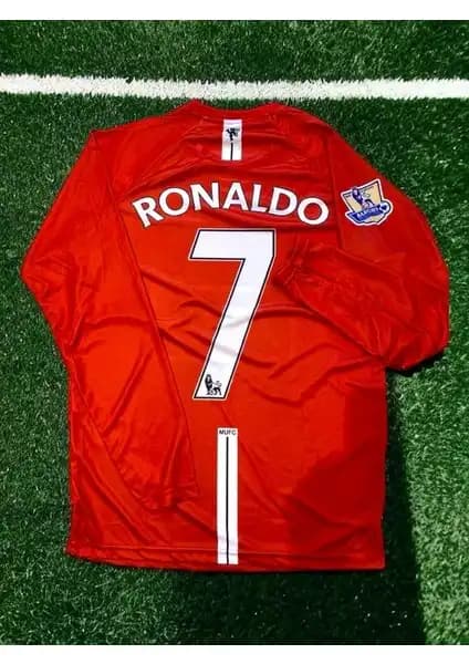 Manchester United 2006-2007 Nostaljik Ronaldo Uzun Kollu Forması Türkiye Üretimi