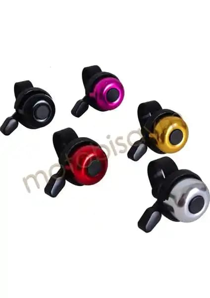 Motobisavm Zil Demir Plastik Karışık Renk Sol Taraf Güçlü ve Çekici Bisiklet Motosiklet Zili