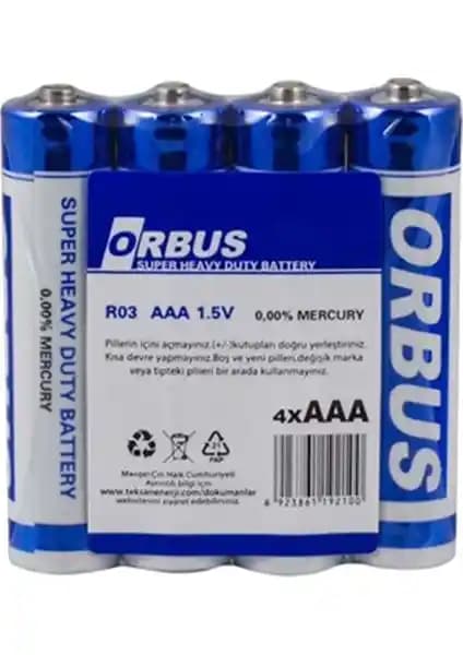 Orbus AAA İnce Pil: Güvenilir ve Verimli Şarj Edilebilir Güç Kaynağı