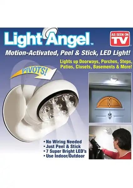 Pratik Dönebilen Sensörlü Light Angel Lambası ile Güvenli ve Enerji Tasarruflu Aydınlatma