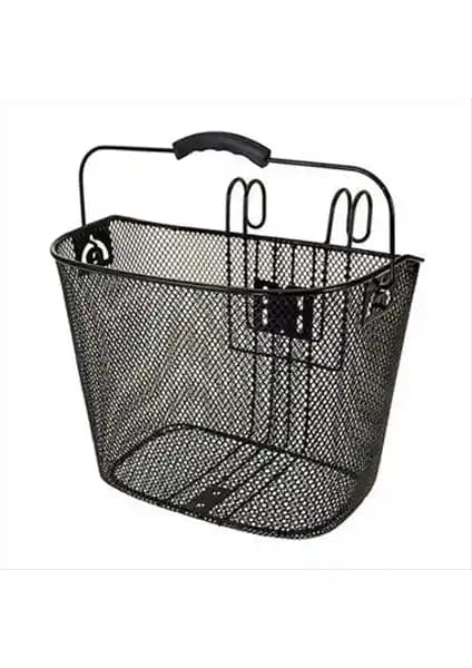 Pratik ve Dayanıklı Katlanabilir Bisiklet Ön Sepetleri Şehir İçi Ulaşım İçin