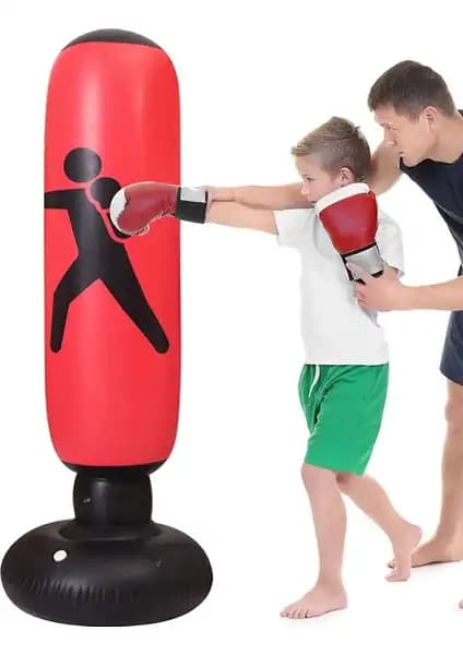 Pratikko Şişme Çocuk Boks Standı: Dayanıklı ve Eğlenceli Spor Ekipmanı