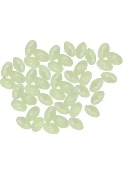 Pusula Fosforlu Oval Boncuk 50 Adetlik Paket ile Yaratıcı Takı ve Dekorasyon Projeleri