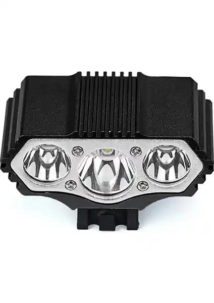 Schulzz 12.000 Lümen 3x XM-L T6 LED Bisiklet Farı Güçlü ve Dayanıklı Aydınlatma Çözümü