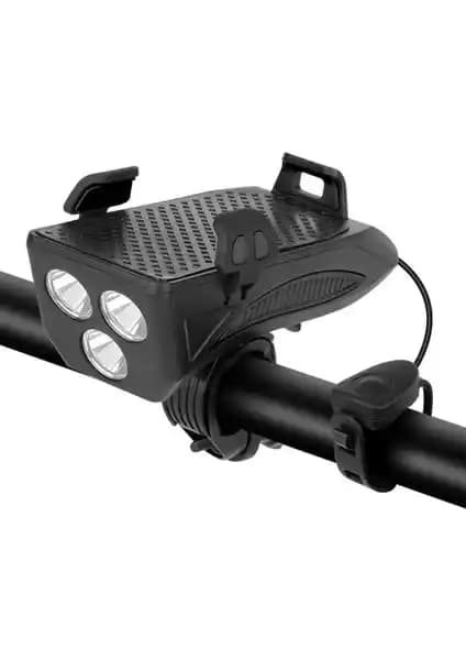 Schulzz 4000 Mah 4'ü 1 Arada Powerbank ve Çok Fonksiyonlu Bisiklet Aksesuarı