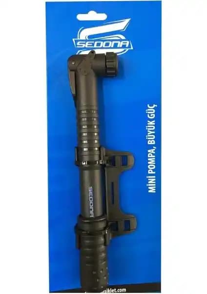 Sedona GP-04 Siyah Mini Bisiklet Pompası Dayanıklı ve Pratik Kullanım İçin Uygun