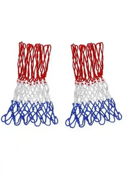 Selex 2102 Renkli Basketbol Filesi Çiftli Paket Dayanıklı ve Estetik Tasarım