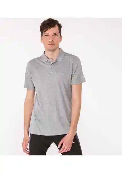Slazenger SALVATOR Erkek Gri Tişört Modern ve Uygun Fiyatlı Günlük Giyim Seçeneği