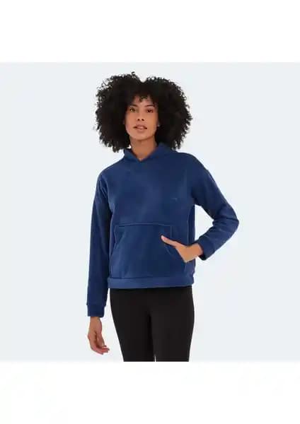 Slazenger SASSA IN Kadın Polar Indigo: Şık ve Konforlu Kış Giyim Seçeneği