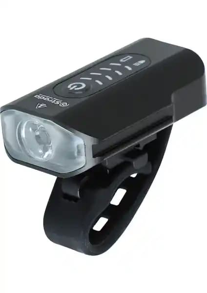 Stradacycles ST-600 Çift Yönlü Lityum Şarj Edilebilir Bisiklet Farı Güçlü ve Dayanıklı Tasarım