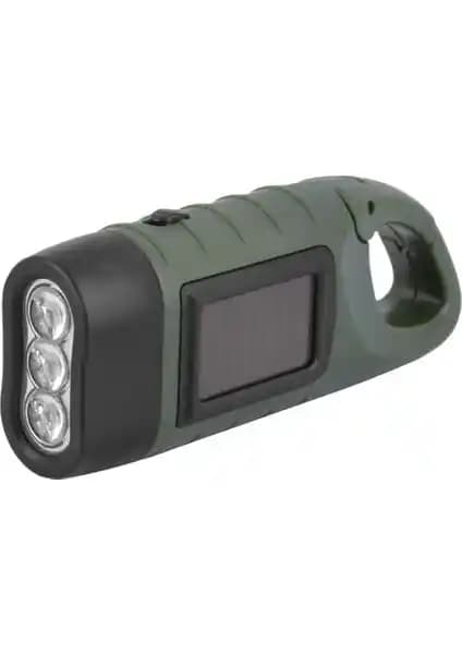 Tcherchi Güneş Enerjili ve Dinamolu LED El Feneri: Dayanıklı ve Çevre Dostu Bir Aydınlatma Çözümü