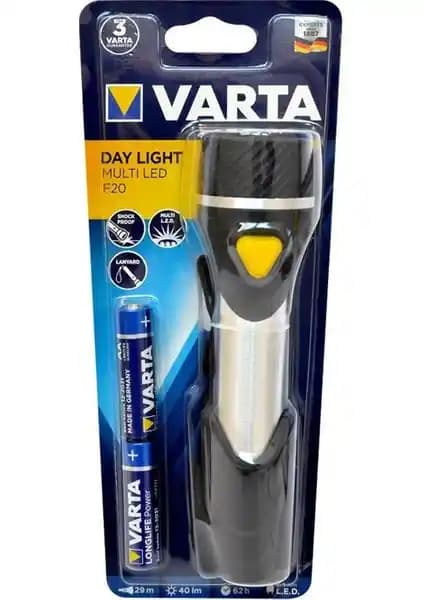 Varta 16632 Day Light Multi Led Fener: Güçlü ve Dayanıklı Dış Mekan Aydınlatması