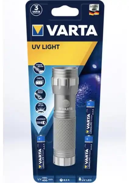 Varta UV Işık 15638: Çok Yönlü ve Dayanıklı Portatif UV El Feneri Özellikleri