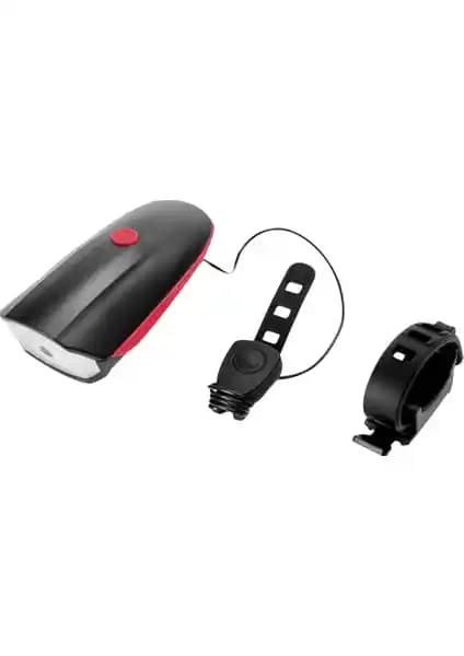XBYC 6163 USB Şarjlı Bisiklet Ön Lamba ve Korna: Çok Fonksiyonlu Güvenlik Aksesuarı