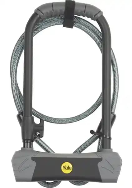 Yale Maksimum Güvenlikli Kablolu U Bisiklet Kilidi Altın Serisi Özellikleri ve Performansı