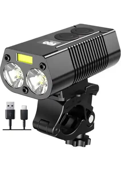 Zigver Majia Pro Germany 750 Lümen LED Bisiklet Farı Güçlü Aydınlatma ve Dayanıklılık Sağlar