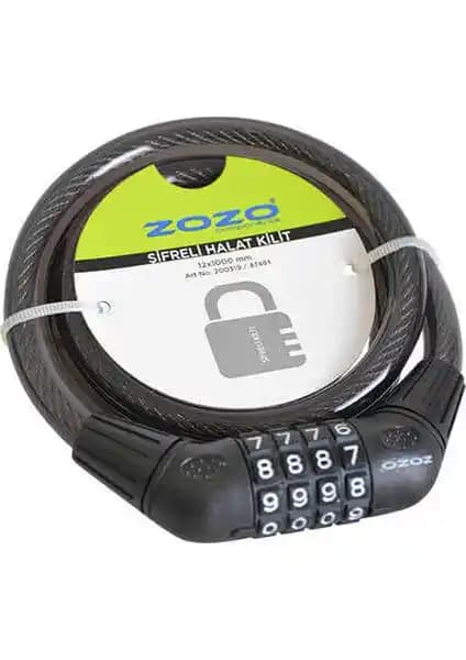Zozo 12X100 4 Lü Şifreli Halat Kilit Güvenliğin Yeni Simgesi