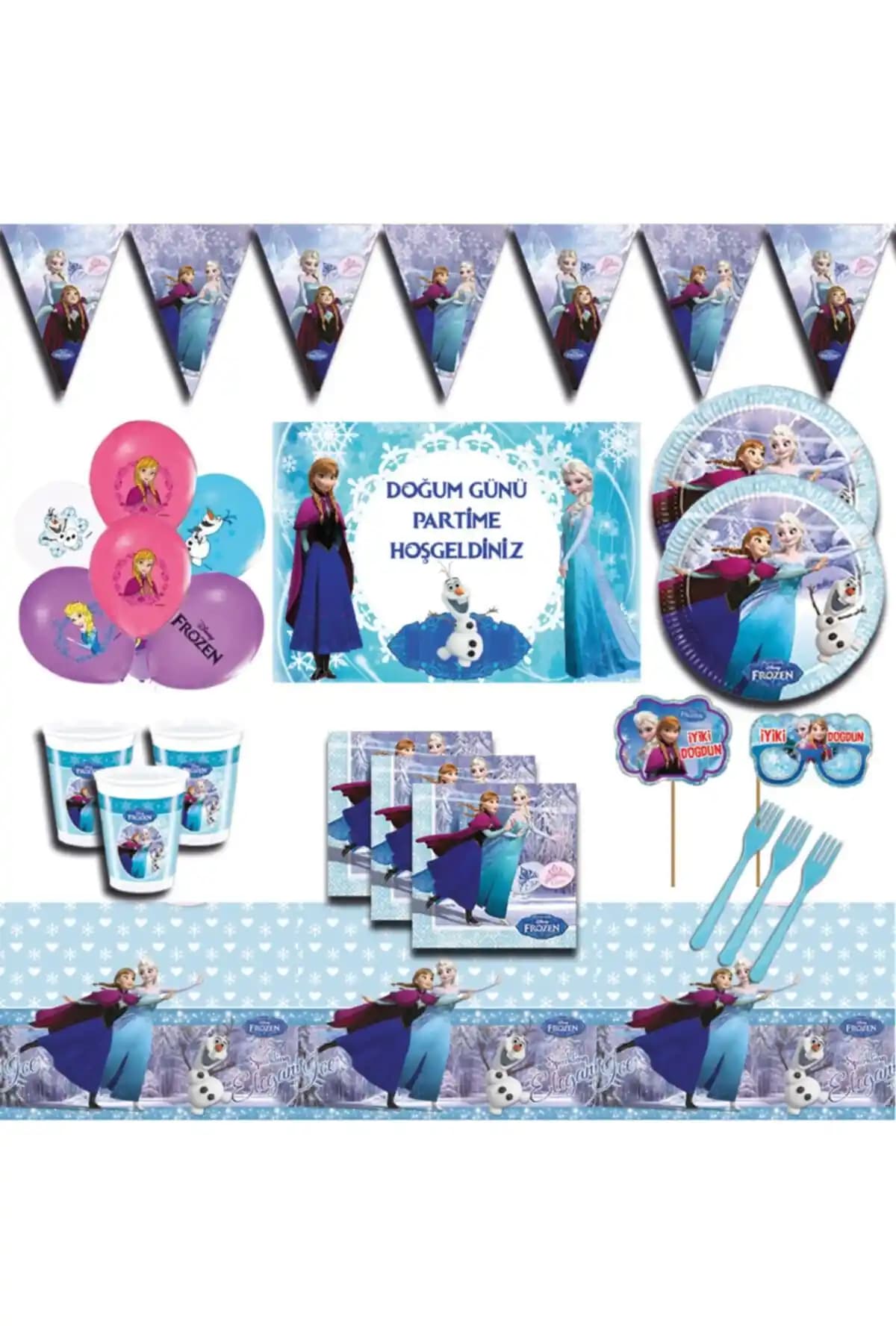 Elsa Temalı Doğum Günü Parti Setleri Karşılaştırması ve En Uygun Seçenekler
