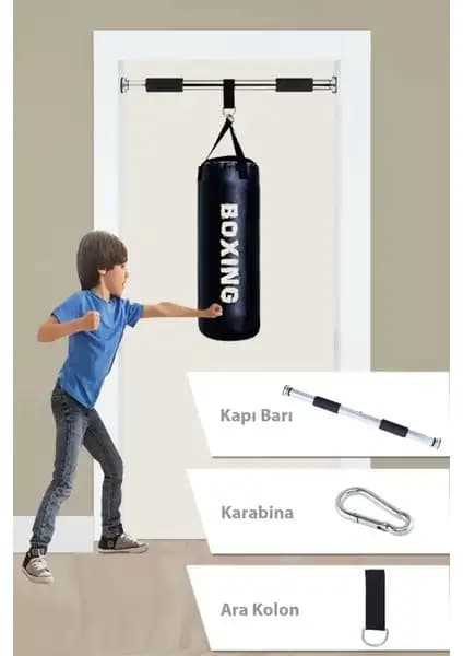 Çocuklar İçin Spor ve Egzersiz Alternatifleri: Spor Byfit Boks Torbası ve Kapı Barfiks Demiri