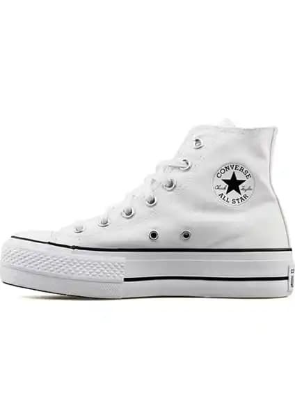 Converse Chuck Taylor All Star Platform Beyaz Kadın Sneaker Günlük Şıklık ve Konfor Sunar