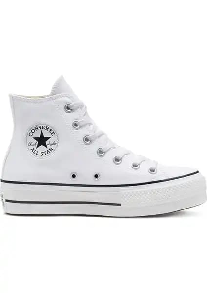 Converse Chuck Taylor Allstar Lift Beyaz Kadın Spor Ayakkabısı Modern ve Konforlu Tasarım