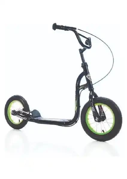 Corelli Slıppy Scooter V 12 Jant Siyah Yeşil: Çocuklar İçin Güvenli ve Dayanıklı Tasarım