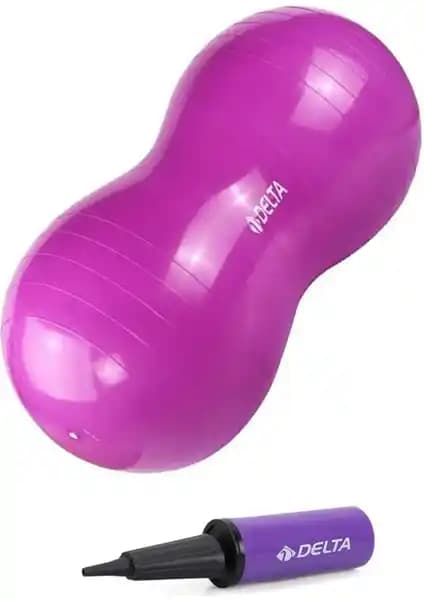Delta Mor Pilates Topu ve Pompa Seti ile Evde Sağlıklı Egzersizler Yapın